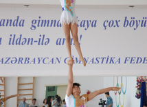 Akrobatika gimnastikası üzrə yarışlar. Bakı, Azərbaycan, 25 may 2015 