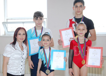 Akrobatika gimnastikası üzrə yarışlar. Bakı, Azərbaycan, 25 may 2015 