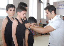 Akrobatika gimnastikası üzrə yarışlar. Bakı, Azərbaycan, 25 may 2015 