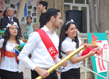 Last bell. Baku, Azerbaijan, May 29, 2015