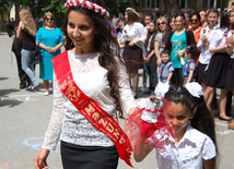 Last bell. Baku, Azerbaijan, May 29, 2015