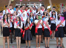 Last bell. Baku, Azerbaijan, May 29, 2015