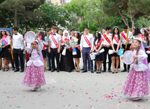 Last bell. Baku, Azerbaijan, May 29, 2015