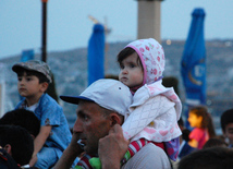 Baku hosts concert and firework celebrations on the occasion of the Day of Republic. Baku, Azerbaijan, May 28, 2015