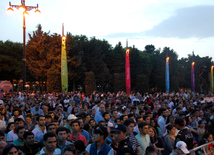 Baku hosts concert and firework celebrations on the occasion of the Day of Republic. Baku, Azerbaijan, May 28, 2015