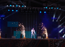 Baku hosts concert and firework celebrations on the occasion of the Day of Republic. Baku, Azerbaijan, May 28, 2015