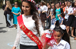 Last bell. Baku, Azerbaijan, May 29, 2015