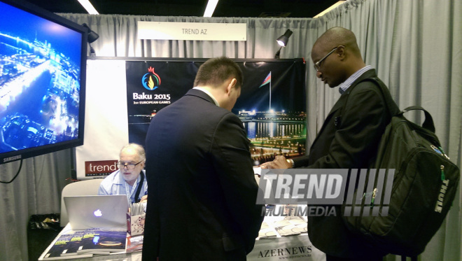 Trend News Agency, Azernews Newspaper attend World News Media Congress in DC. USA, June 03, 2015 