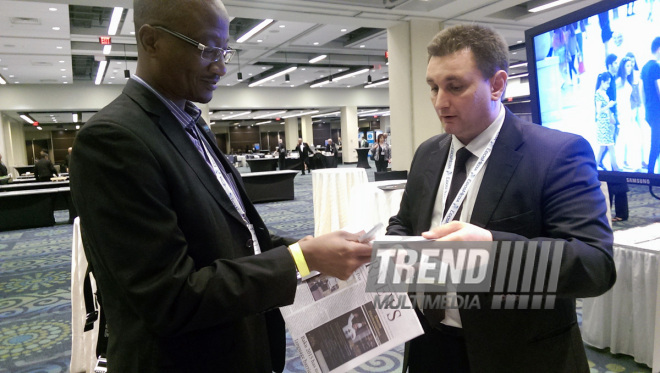 Trend News Agency, Azernews Newspaper attend World News Media Congress in DC. USA, June 03, 2015 