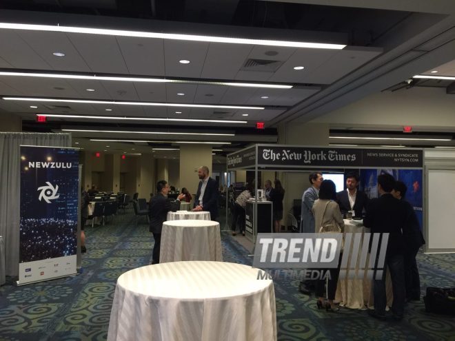 Trend News Agency, Azernews Newspaper attend World News Media Congress in DC. USA, June 03, 2015 