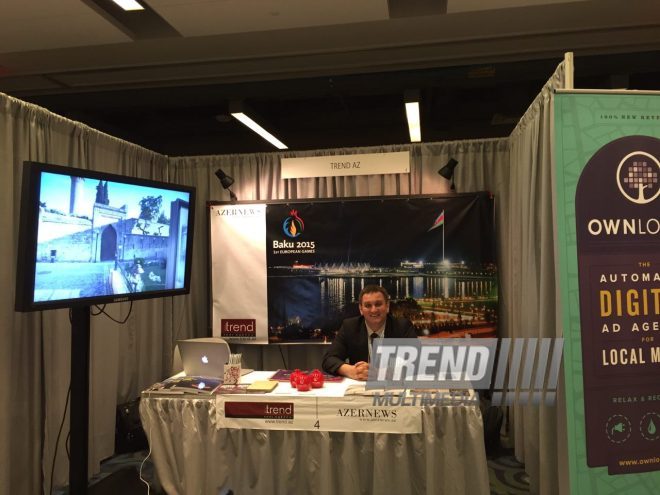 Trend News Agency, Azernews Newspaper attend World News Media Congress in DC. USA, June 03, 2015 