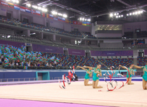 Азербайджан на первых Евроиграх представят 28 гимнастов. Баку, Азербайджан, 06 июня 2015 г. 