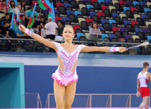 В преддверии Евроигр в Баку прошли последние проверочные тренировки гимнастов. Баку, Азербайджан, 06 июня 2015 г. 