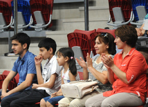 I Avropa Oyunları çərçivəsində qadınlar arasında stolüstü tennis üzrə komanda yarışları. Bakı, Azərbaycan, 13 iyun 2015