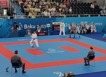 İlk Avropa Oyunları çərçivəsində karate üzrə yarışlar davam edir. Bakı, Azərbaycan, 14 iyun 2015