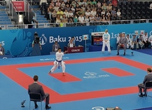 İlk Avropa Oyunları çərçivəsində karate üzrə yarışlar davam edir. Bakı, Azərbaycan, 14 iyun 2015