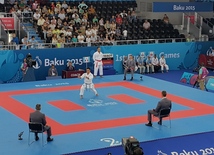 İlk Avropa Oyunları çərçivəsində karate üzrə yarışlar davam edir. Bakı, Azərbaycan, 14 iyun 2015