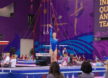 İlk Avropa Oyunları çərçivəsində idman gimnastikası üzrə yarışlar başlayıb. Bakı, Azərbaycan, 14 iyun 2015