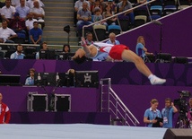 İlk Avropa Oyunları çərçivəsində idman gimnastikası üzrə yarışlar başlayıb. Bakı, Azərbaycan, 14 iyun 2015