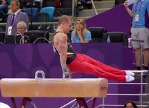 İlk Avropa Oyunları çərçivəsində idman gimnastikası üzrə yarışlar başlayıb. Bakı, Azərbaycan, 14 iyun 2015