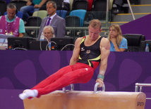 İlk Avropa Oyunları çərçivəsində idman gimnastikası üzrə yarışlar başlayıb. Bakı, Azərbaycan, 14 iyun 2015