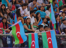 Azərbaycan gimnastları medallar uğrunda mübarizəni davam etdirirlər. Bakı, Azərbaycan, 14 iyun 2015