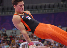 İdman gimnastikası üzrə yarışların ilk günü. Bakı, Azərbaycan, 14 iyun 2015