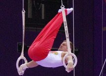 İdman gimnastikası üzrə yarışların ilk günü. Bakı, Azərbaycan, 14 iyun 2015