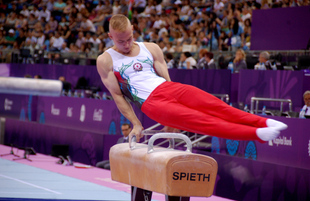 Azərbaycan gimnastları medallar uğrunda mübarizəni davam etdirirlər. Bakı, Azərbaycan, 14 iyun 2015