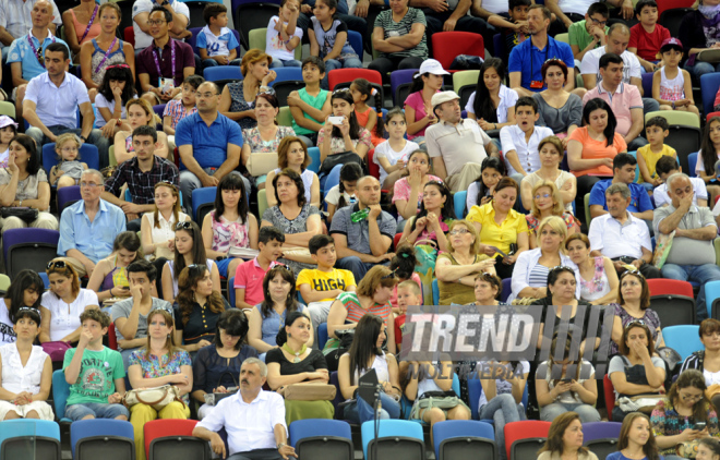 Avropa Oyunlarında idman gimnastikası yarışlarının ikinci gününə start verilib. Bakı, Azərbaycan, 15 iyun 2015