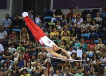 Avropa Oyunlarında idman gimnastikası yarışlarının ikinci gününə start verilib. Bakı, Azərbaycan, 15 iyun 2015