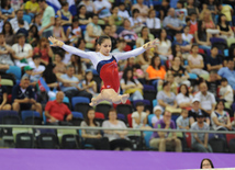 Avropa Oyunlarında idman gimnastikası yarışlarının ikinci gününə start verilib. Bakı, Azərbaycan, 15 iyun 2015