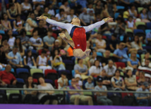 Avropa Oyunlarında idman gimnastikası yarışlarının ikinci gününə start verilib. Bakı, Azərbaycan, 15 iyun 2015