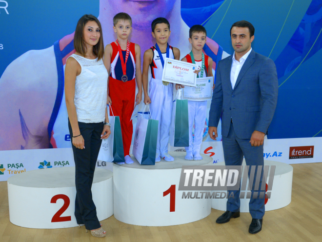 Kişi və qadın idman gimnastikası üzrə 22-ci Bakı Çempionatı və Birinciliyi. İlk günün qalibləri. Bakı, Azərbaycan, 02 oktyabr 2015