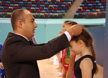 Kişi və qadın idman gimnastikası üzrə 22-ci Bakı Çempionatı və Birinciliyi. İlk günün qalibləri. Bakı, Azərbaycan, 02 oktyabr 2015