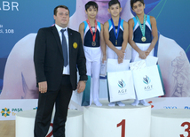 Kişi və qadın idman gimnastikası üzrə 22-ci Bakı Çempionatı və Birinciliyi. İlk günün qalibləri. Bakı, Azərbaycan, 02 oktyabr 2015