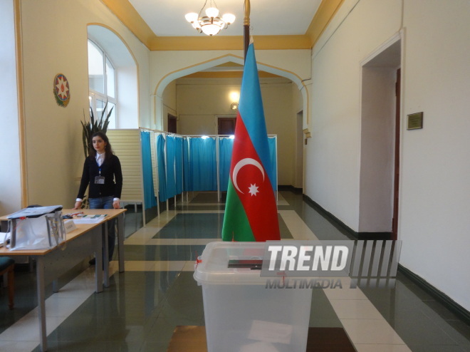 Azerbaijani parliamentary election kicks off. Baku, Azerbaijan, Nov.01, 2015