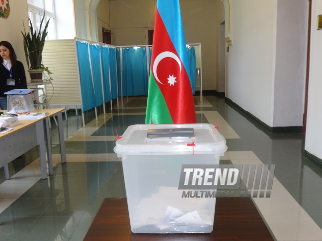 Azerbaijani parliamentary election kicks off. Baku, Azerbaijan, Nov.01, 2015