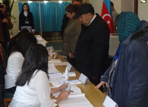 Azerbaijani parliamentary election kicks off. Baku, Azerbaijan, Nov.01, 2015