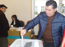 Azerbaijani parliamentary election kicks off. Baku, Azerbaijan, Nov.01, 2015