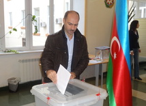 Azerbaijani parliamentary election kicks off. Baku, Azerbaijan, Nov.01, 2015