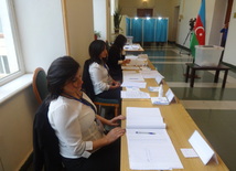 Azerbaijani parliamentary election kicks off. Baku, Azerbaijan, Nov.01, 2015