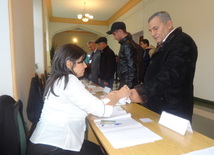 Azerbaijani parliamentary election kicks off. Baku, Azerbaijan, Nov.01, 2015