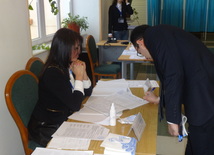 Azerbaijani parliamentary election kicks off. Baku, Azerbaijan, Nov.01, 2015