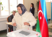 Azerbaijani parliamentary election kicks off. Baku, Azerbaijan, Nov.01, 2015