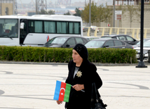 Baku hosts cycling race under “Our Flag – Source of Our Proud!” motto. Azerbaijan, Nov.02, 2015 