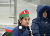 Baku hosts cycling race under “Our Flag – Source of Our Proud!” motto. Azerbaijan, Nov.02, 2015 