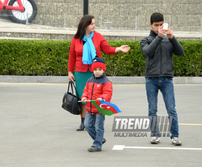 Baku hosts cycling race under “Our Flag – Source of Our Proud!” motto. Azerbaijan, Nov.02, 2015 