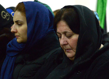 Farewell ceremony for people’s poet Zalimkhan Yagub.  Baku. Azerbaijan, 11 Jan. 2016