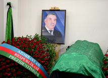 Farewell ceremony for people’s poet Zalimkhan Yagub.  Baku. Azerbaijan, 11 Jan. 2016